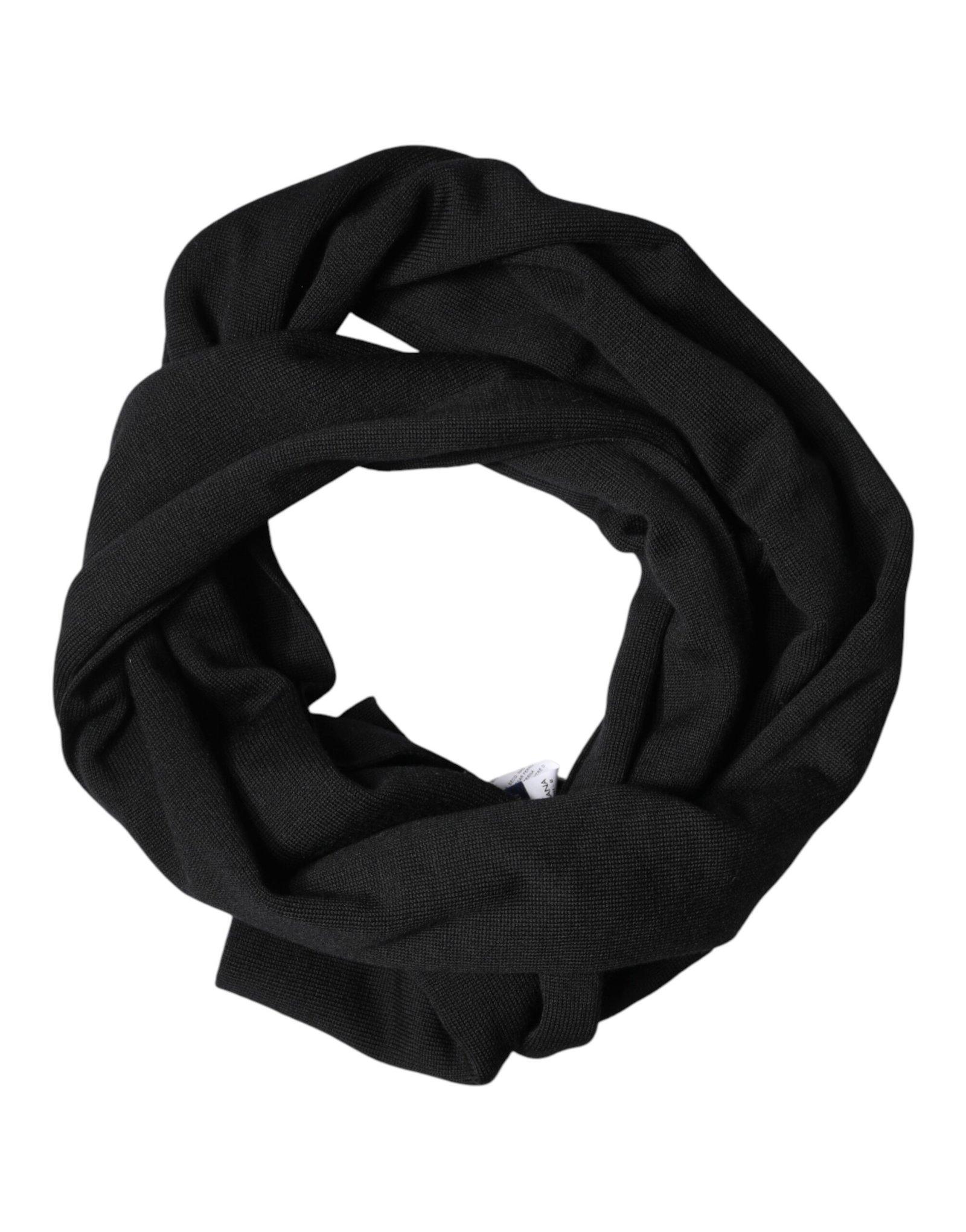 Dolce & Gabbana Blue Wool DG Loves London Neck Wrap Scarf - Image 5