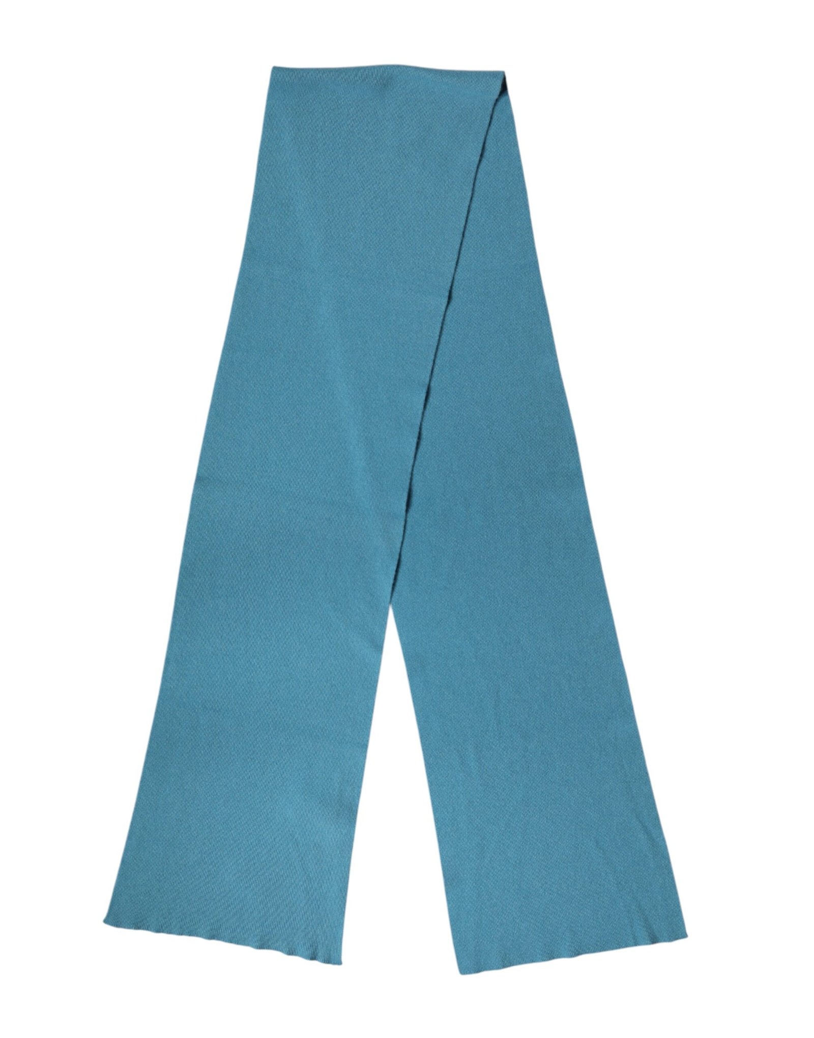 Dolce & Gabbana Blue Cashmere Knit Neck Wrap Shawl Scarf - Image 2