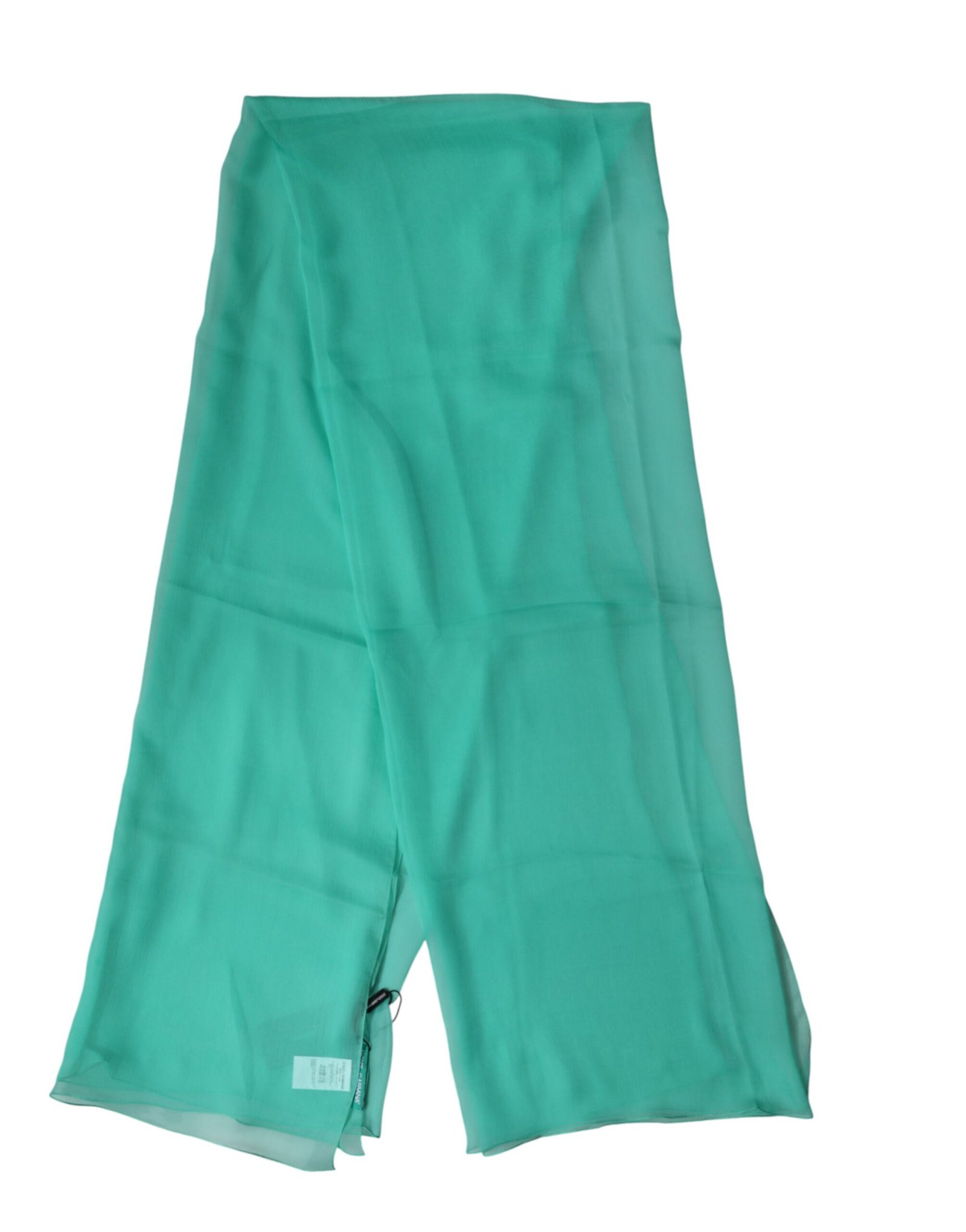 Dolce & Gabbana Teal Stole Silk Neck Wrap Shawl Men Scarf - Image 2