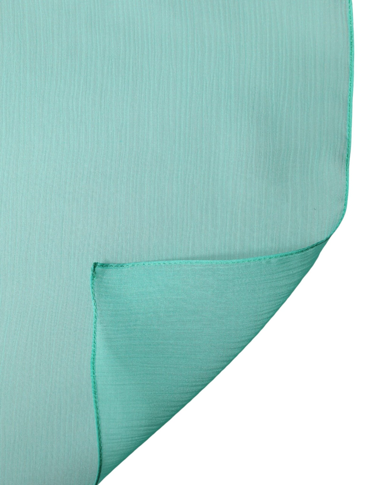 Dolce & Gabbana Teal Stole Silk Neck Wrap Shawl Men Scarf - Image 3