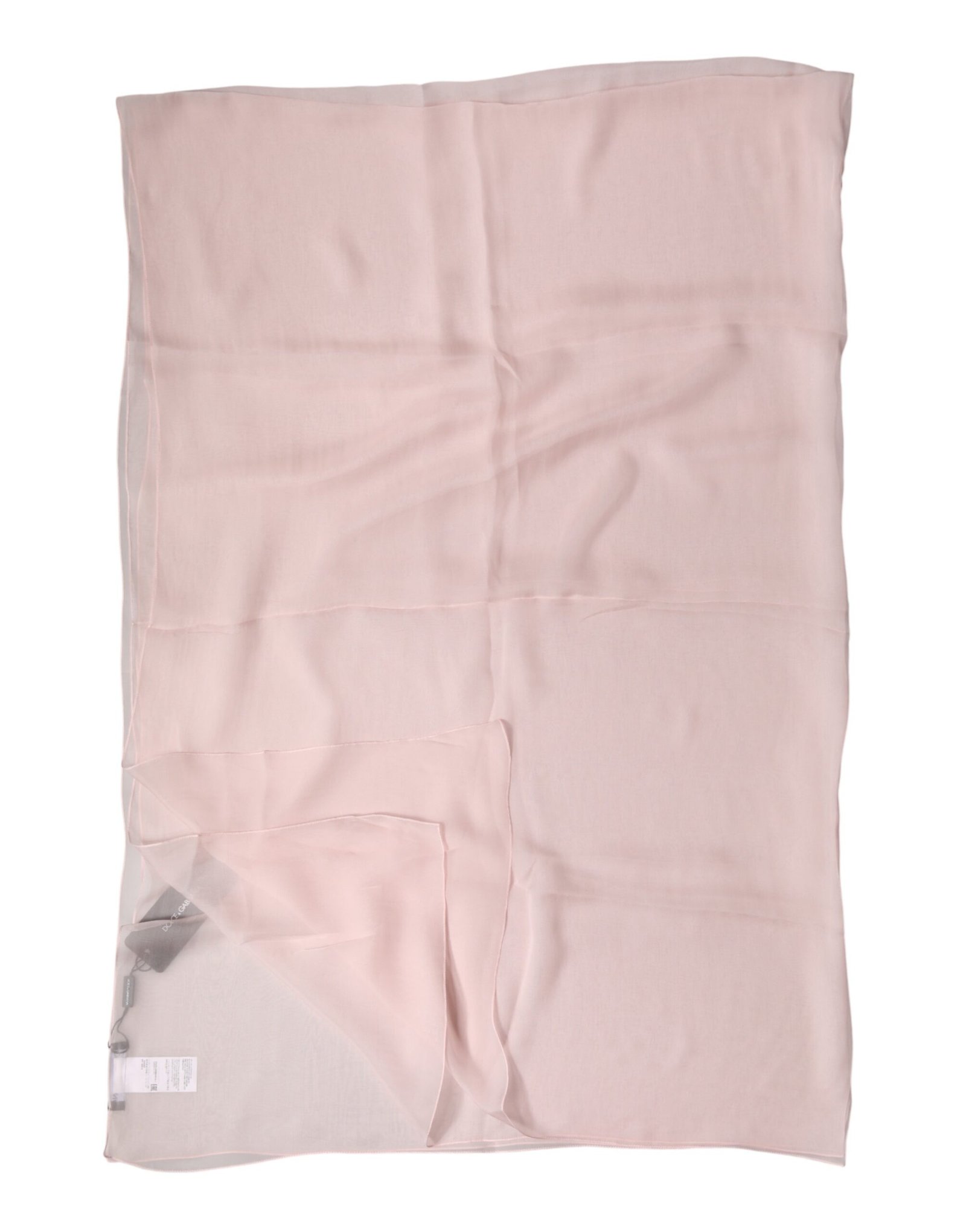 Dolce & Gabbana Light Pink Stole Silk Neck Wrap Shawl Scarf - Image 3