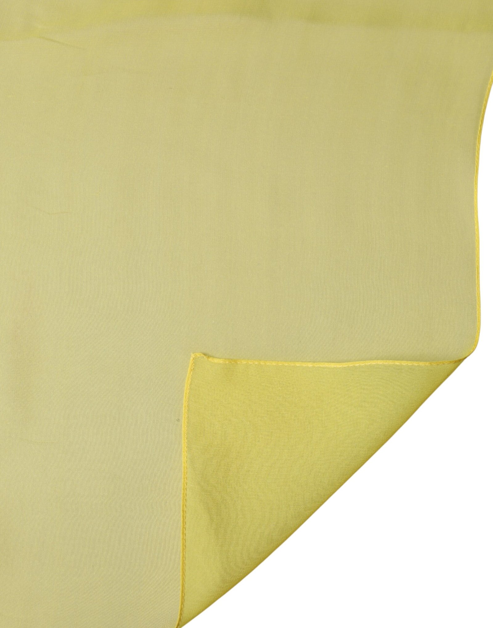 Dolce & Gabbana Yellow Silk Stole Neck Wrap Shawl Men 200cm x 130cm Scarf - Image 5