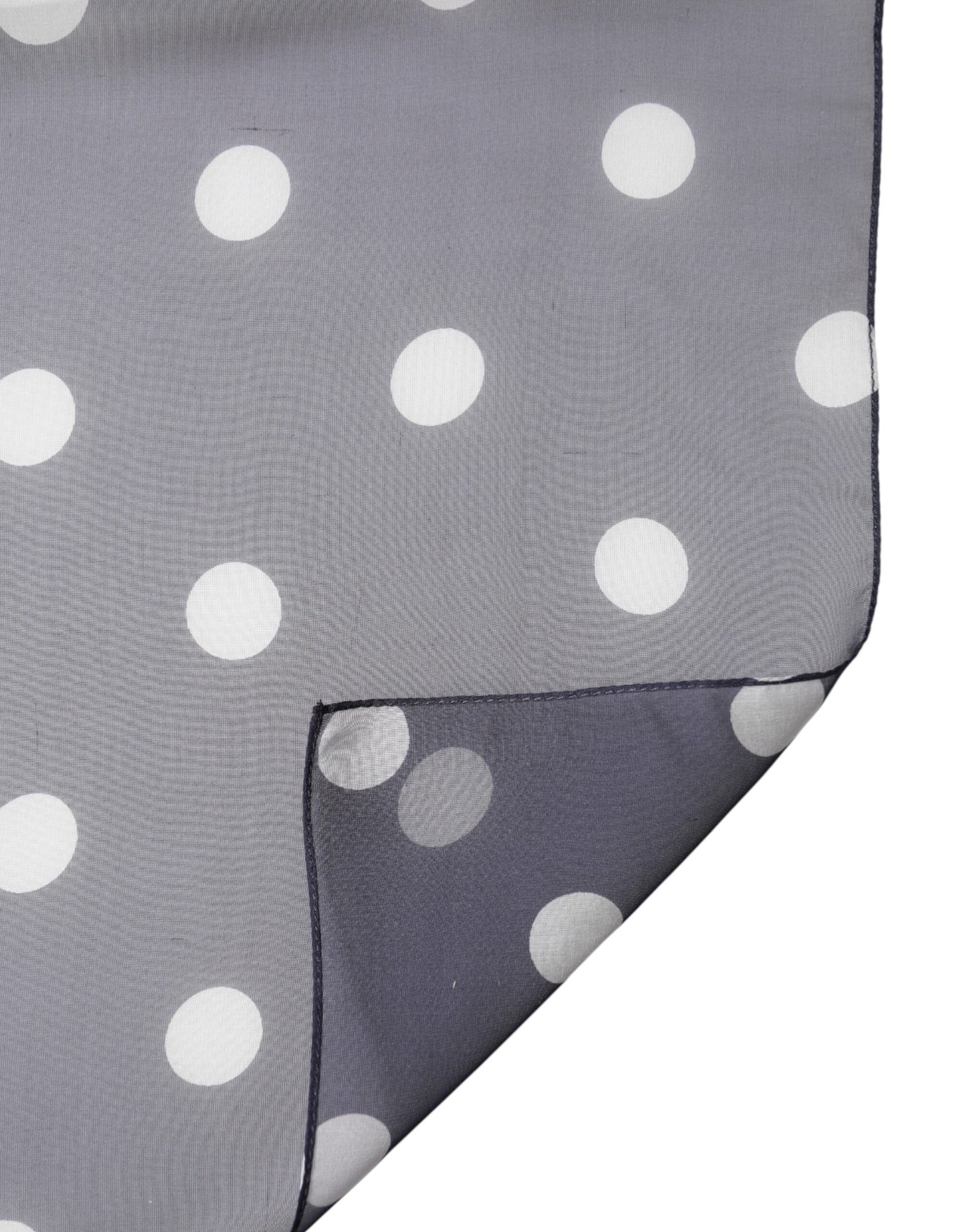 Dolce & Gabbana Blue Polka Dot Silk Neck Wrap Shawl 205cm x 132cm Scarf - Image 4