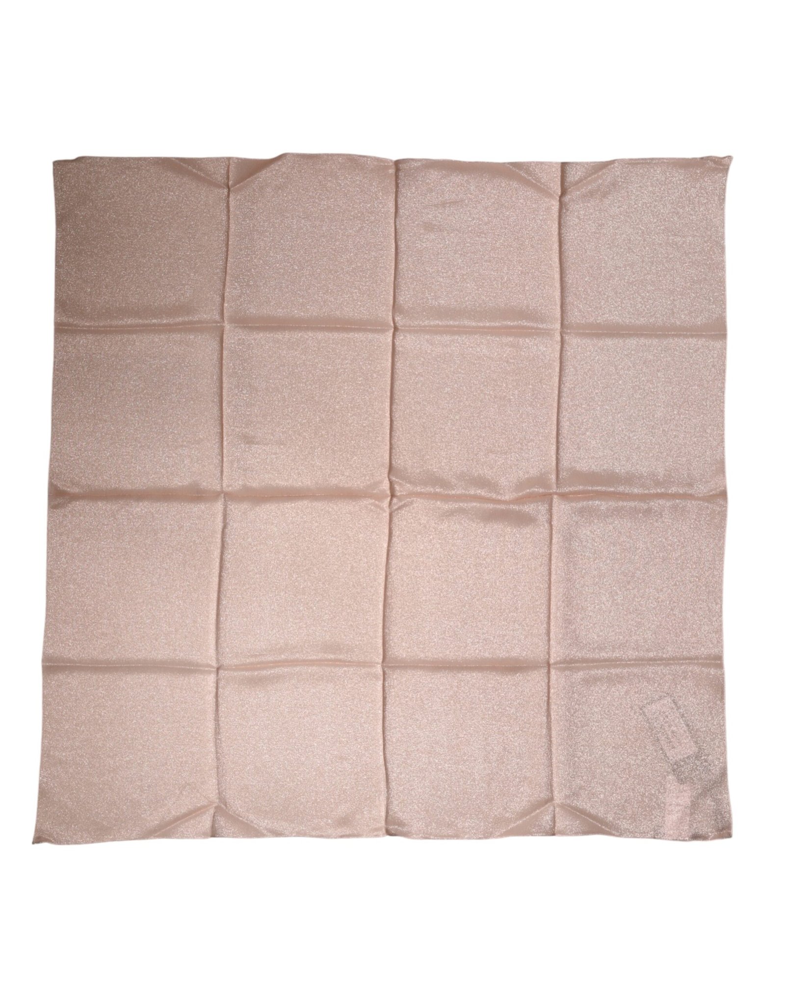 Dolce & Gabbana Light Pink Silk Blend Square Foulard 87.5cm x86.5cm Scarf - Image 2