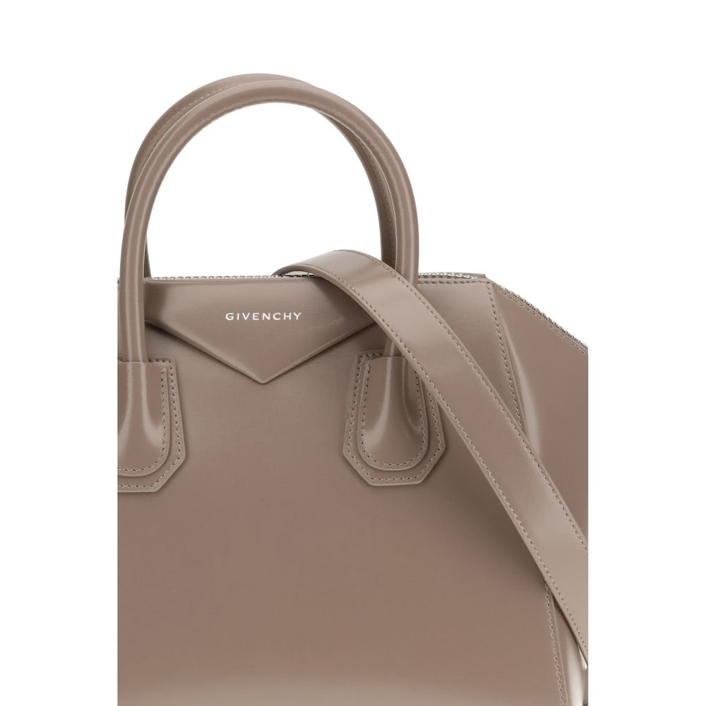 Givenchy Gray Calf Leather Bos Taurus Handbag - Image 4